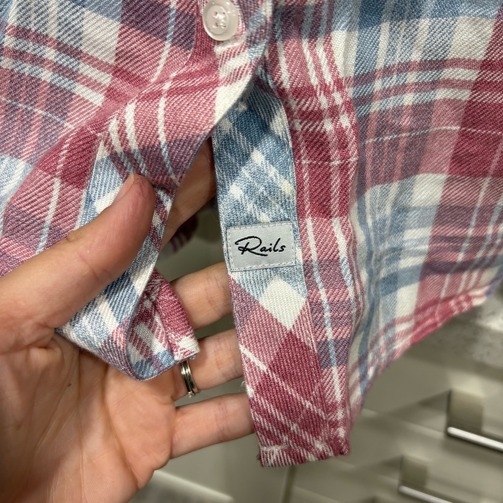 Rails plaid long sleeve button down Hunter shirt - Picture 4 of 6